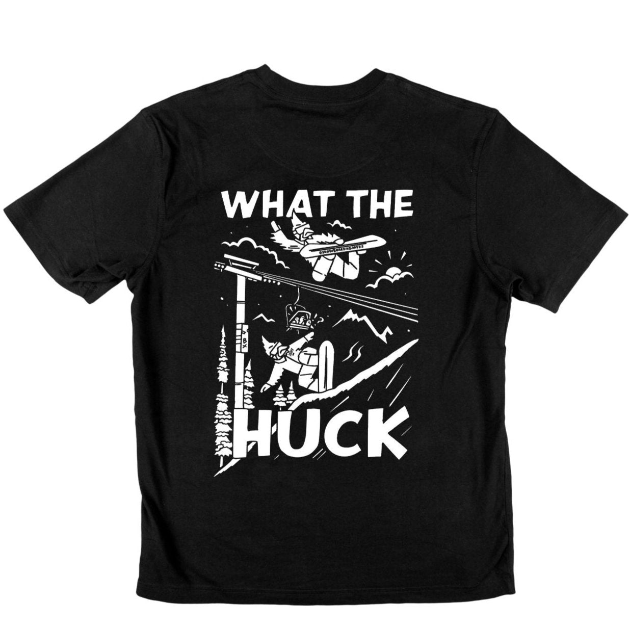 What The Huck!? Event B&W Design